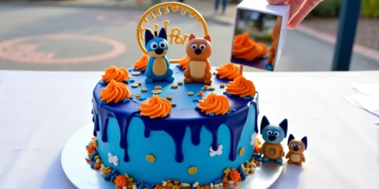 bluey cake