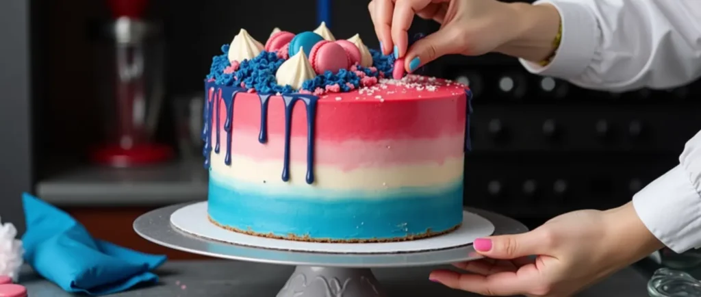 gender reveal cake 2