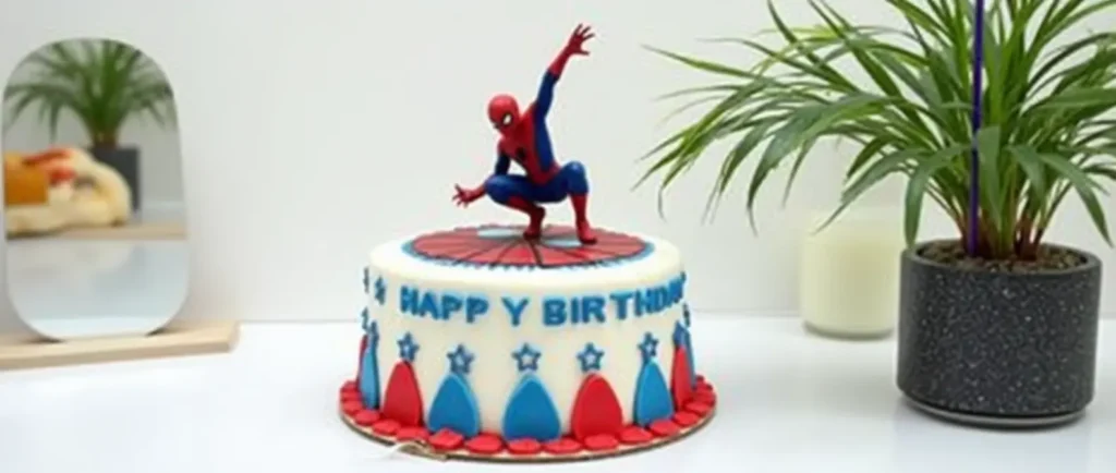 spiderman cake